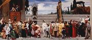Lord Frederic Leighton Cimabue's Madonna being carried through the Streets of Florence (mk25) Sweden oil painting artist